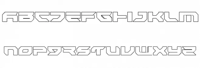 Royal Samurai Outline Шрифта ВЕРХНИЙ