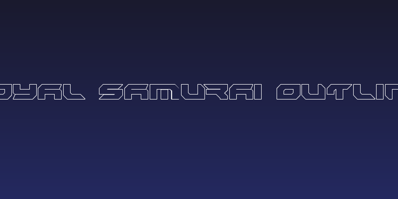 Royal Samurai Outline Social Header
