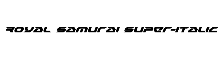 Royal Samurai Super-Italic  नि: शुल्क फ़ॉन्ट्स डाउनलोड