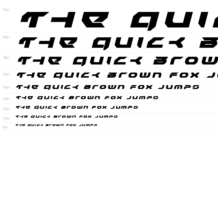 Royal Samurai Title Italic Waterfall