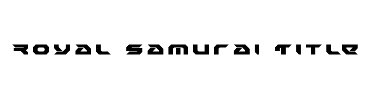Royal Samurai Title  नि: शुल्क फ़ॉन्ट्स डाउनलोड