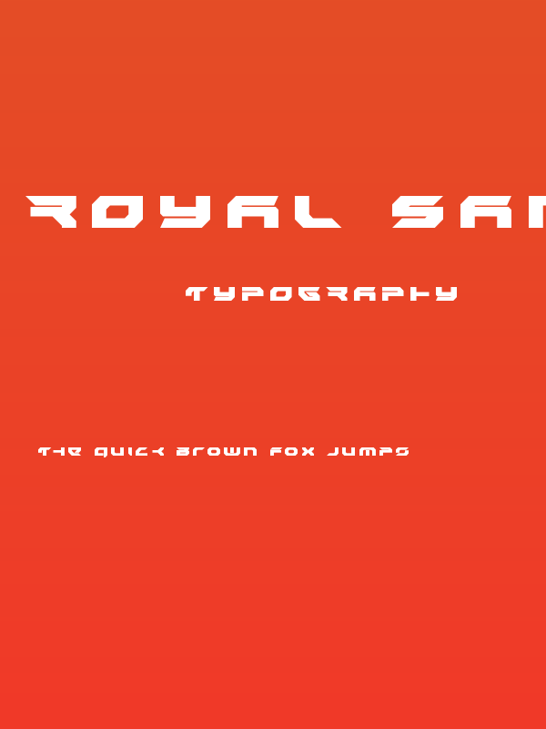Royal Samurai Title Poster