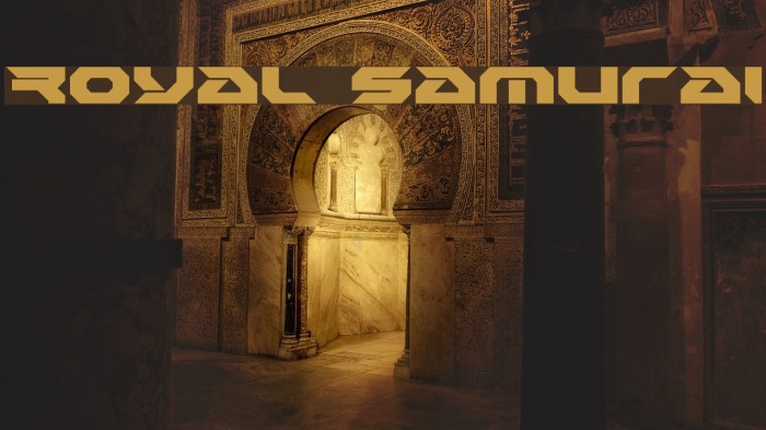 Royal Samurai Font examples