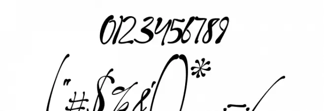 Royal Signature Italic Font OTHER CHARS
