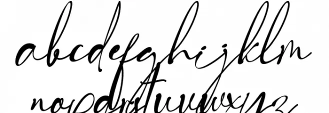 Royal Signature Italic Caratteri MINUSCOLO