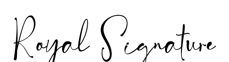 Royal Signature  font caratteri gratis