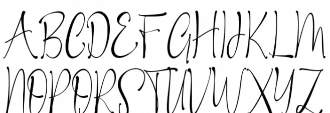 Royal Signature Font UPPERCASE