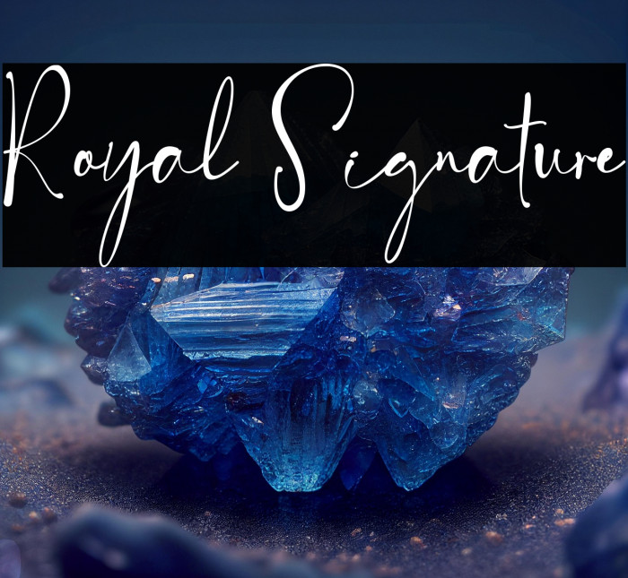 Royal Signature Example 1