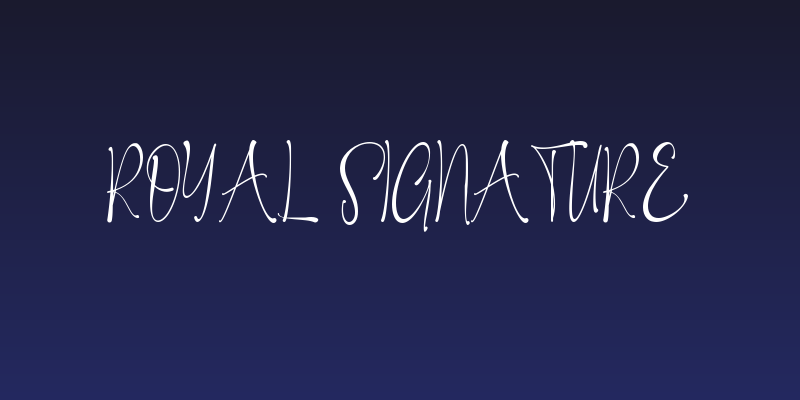 Royal Signature Social Header