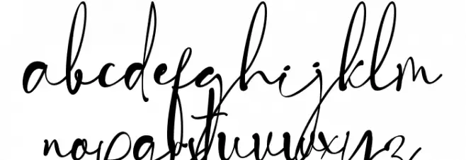 Royal Signature 字体 小写