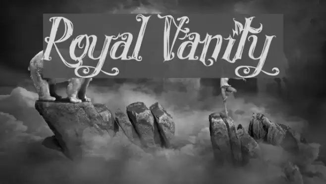 Royal Vanity Font examples