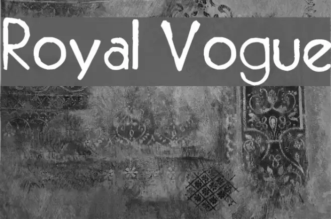 Royal Vogue Font examples
