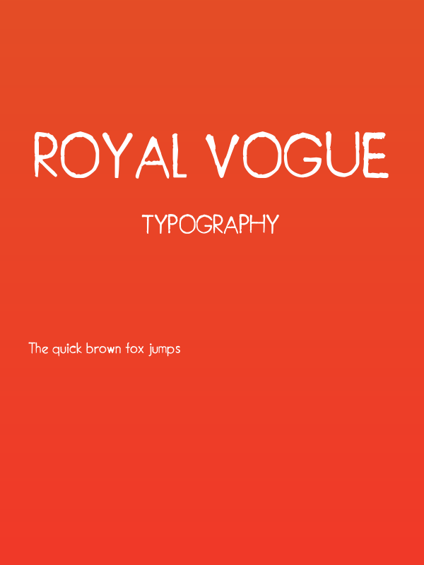 Royal Vogue Poster