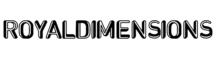 Royal dimensions  नि: शुल्क फ़ॉन्ट्स डाउनलोड