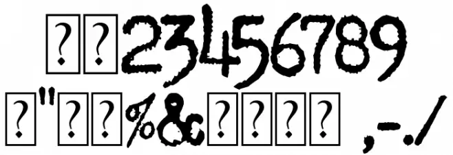 Royal Font OTHER CHARS