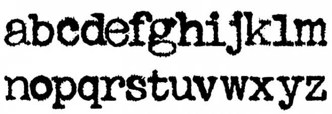 Royal Caratteri MINUSCOLO