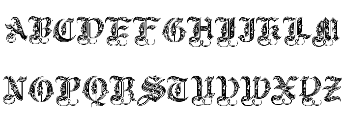 Royal2 Font LOWERCASE