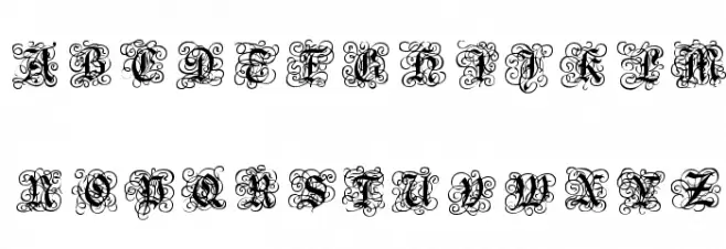 RoyalGothic Schriftart Groß