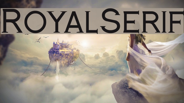 RoyalSerif Font examples
