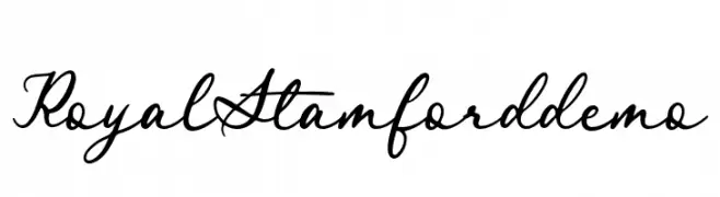 RoyalStamforddemo  Frei Schriftart Herunterladen