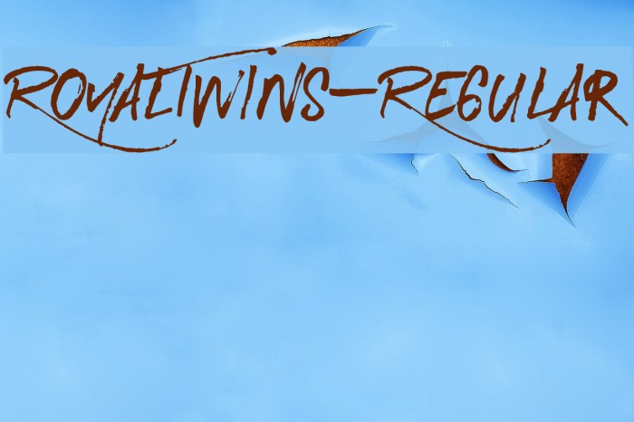 RoyalTwins-Regular Font examples