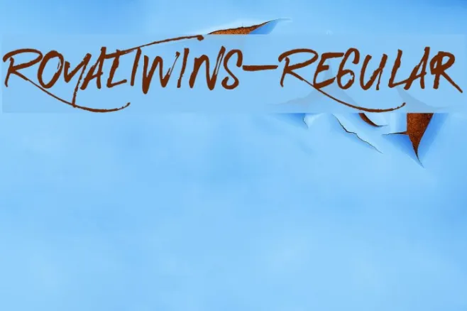 RoyalTwins-Regular Example 2