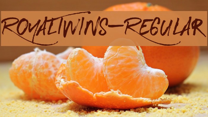 RoyalTwins-Regular Font examples