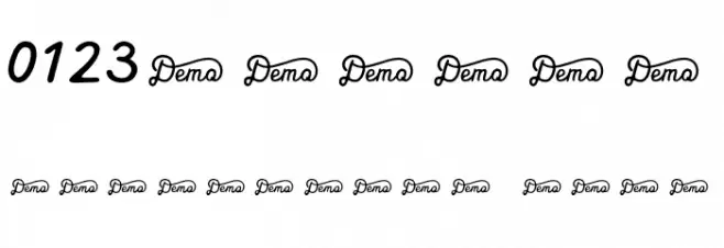 Royaland Clean Demo Version Font OTHER CHARS