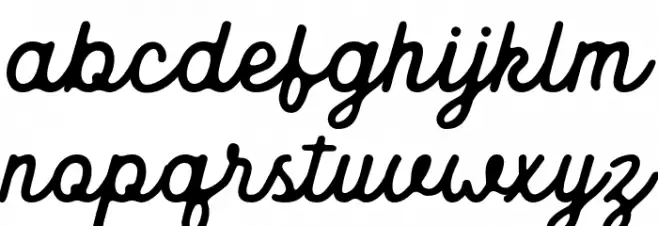 Royaland Clean Demo Version Font LOWERCASE