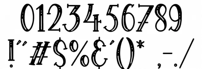 Royalbean Font OTHER CHARS