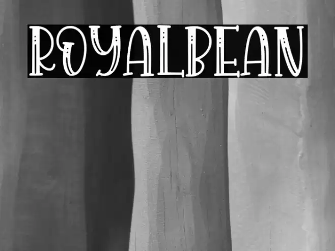 Royalbean Font examples