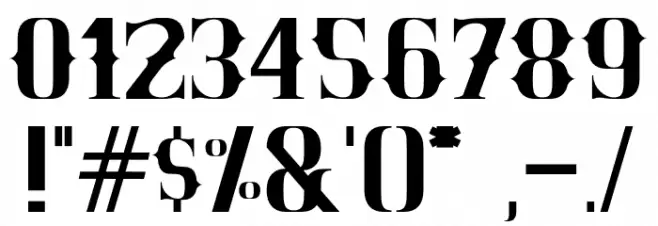 Royale Kingdom - DEMO Regular Font OTHER CHARS