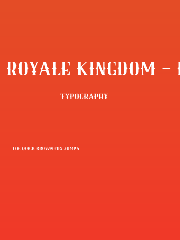 Royale Kingdom - DEMO Regular Poster