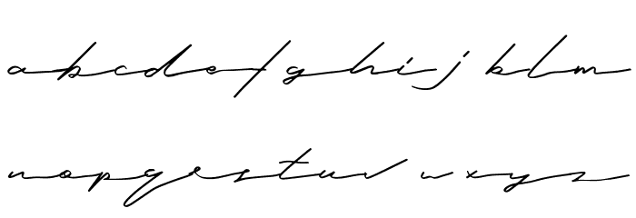 Royalia Font LOWERCASE