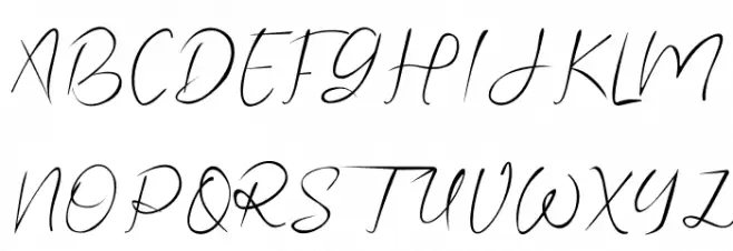 Royalisa Font UPPERCASE