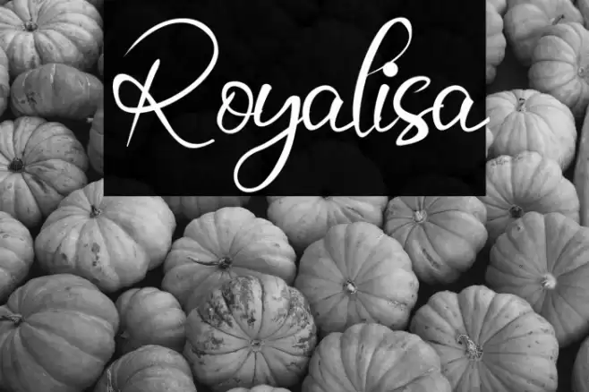Royalisa Font examples