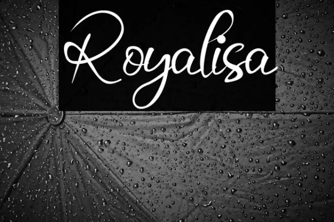 Royalisa Font examples