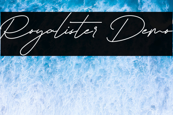 Royalister Demo Font examples