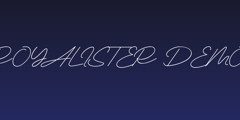 Royalister Demo Social Header