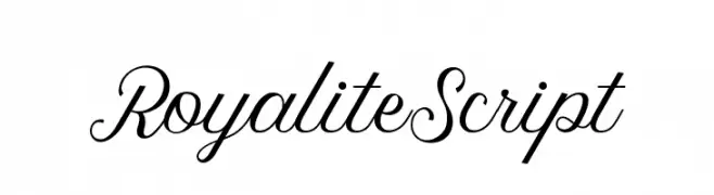 RoyaliteScript  नि: शुल्क फ़ॉन्ट्स डाउनलोड