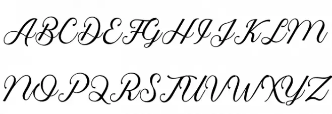 RoyaliteScript Шрифта ВЕРХНИЙ