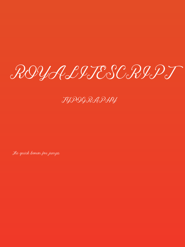 RoyaliteScript Poster