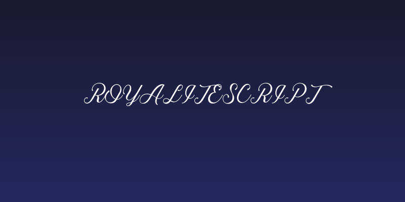 RoyaliteScript Social Header