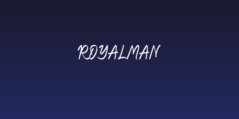 Royalman Social Header