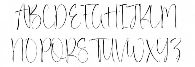 Royals Boutique Font UPPERCASE