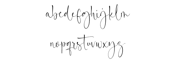Royals Boutique Font LOWERCASE