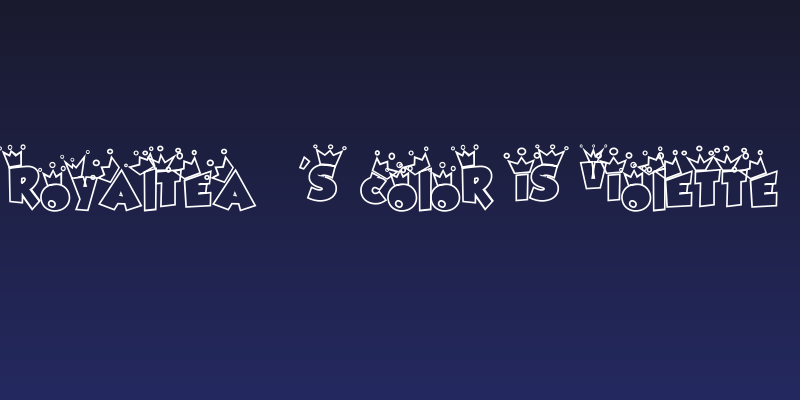 Royaltea's color is Violette Social Header