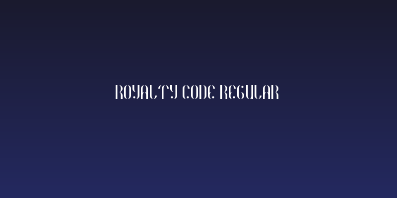Royalty Code Regular Social Header