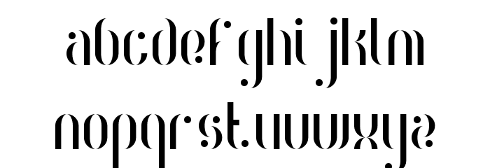 Royalty Code Regular Font LOWERCASE