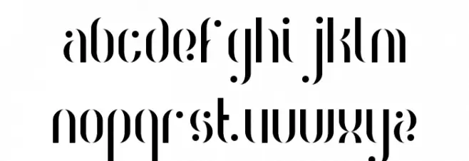Royalty Code Regular Шрифта строчной